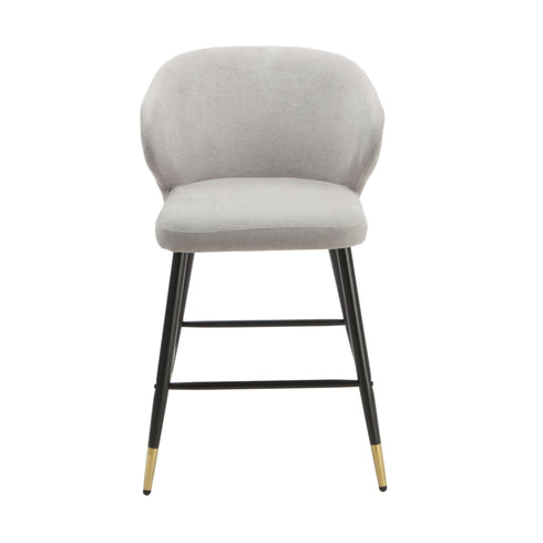 Native Home Lifestyle Manhattan Grey Kitchen Bar Stools (Set Of 2)